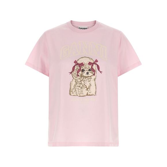 Ganni Women Printed T-Shirt